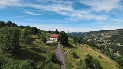Paysage naturel près de la maison de vacances