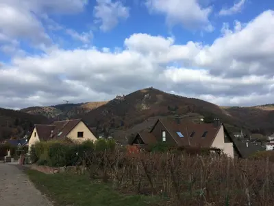 Vue générale sur la montagne ou vue sur la montagne depuis l'appartement