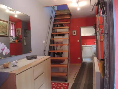 Cuisine ou kitchenette dans l'établissement GITE le 70 à TURCKHEIM, 10 min Colmar