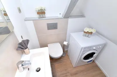 Salle de bains dans l'établissement Appartement La petite terrasse sur les toits