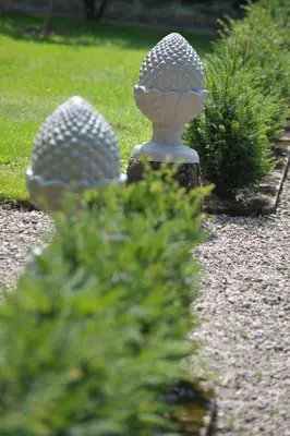 Jardin de l'établissement La Maison D'hôtes du Parc