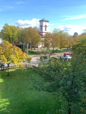 Jardin de l'établissement Bel Appartement near Bâle Mulhouse Airport