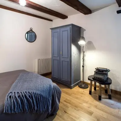 Un ou plusieurs lits dans un hébergement de l'établissement La Maison du Batelier - Quartier historique Petite Venise