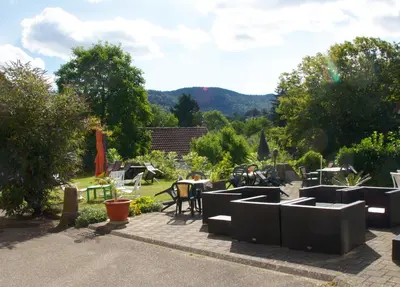 Vue générale sur la montagne ou vue sur la montagne depuis l'appartement