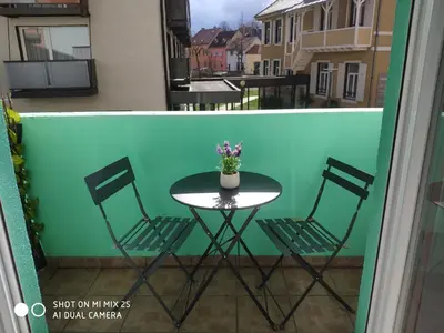 Balcon ou terrasse dans l'établissement Appart' Charmant Piccola Venezia