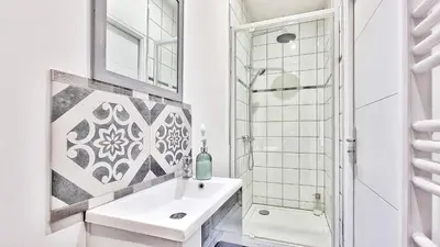 Salle de bains dans l'établissement Splendide Studio Centre Colmar
