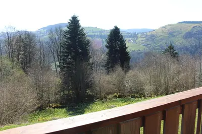 Paysage naturel près de le chalet