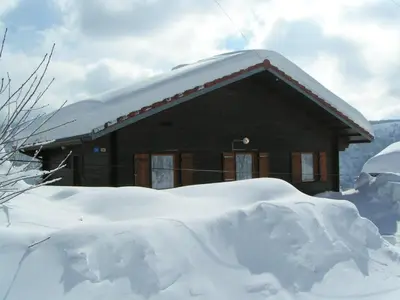 L'établissement Chalet Les Bouleaux, la montagne des lamas en hiver