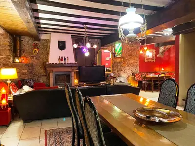 Coin salon dans l'établissement Laterale Residences Riquewihr