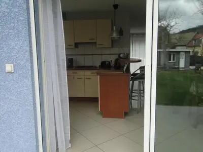 Cuisine ou kitchenette dans l'établissement LA MAISON EN PAIN D'EPICES