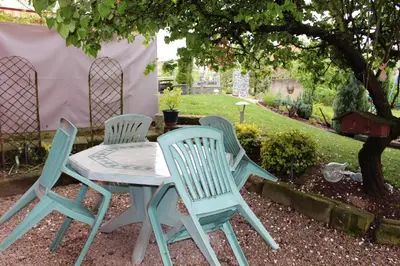 Jardin de l'établissement Gîte au centre de l'alsace