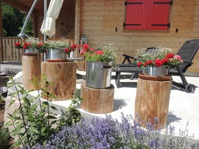 Jardin de l'établissement Au Bout du Chemin
