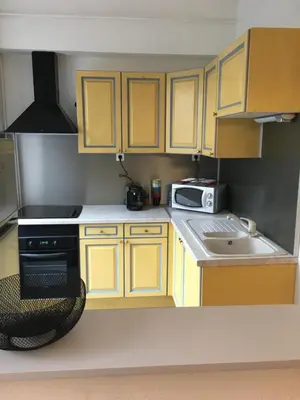 Cuisine ou kitchenette dans l'établissement JLGR3