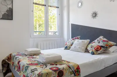 Un ou plusieurs lits dans un hébergement de l'établissement Travel Homes - L'Alsacien, près de la ville