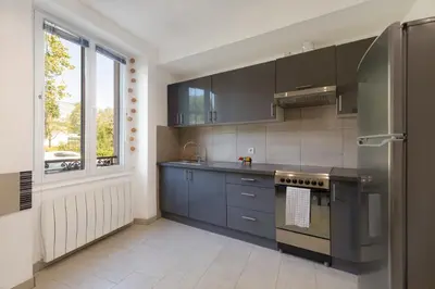 Cuisine ou kitchenette dans l'établissement Travel Homes - L'Alsacien, près de la ville