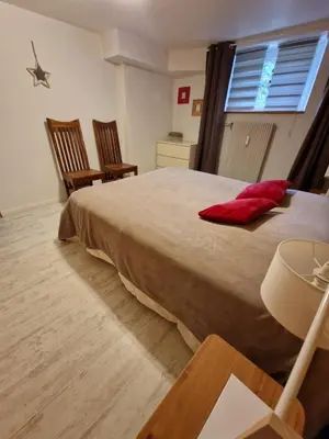 Un ou plusieurs lits dans un hébergement de l'établissement Chalet La Zaubette 8 personnes