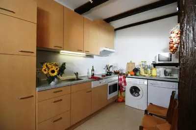Cuisine ou kitchenette dans l'établissement Apart' City Break Colmar