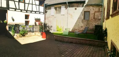 Balcon ou terrasse dans l'établissement Le gite de Coco