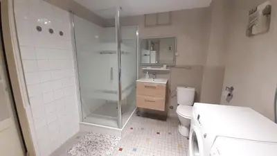 Salle de bains dans l'établissement Apartment Corneille