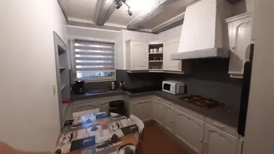 Cuisine ou kitchenette dans l'établissement Apartment Corneille