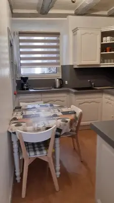 Cuisine ou kitchenette dans l'établissement Apartment Corneille