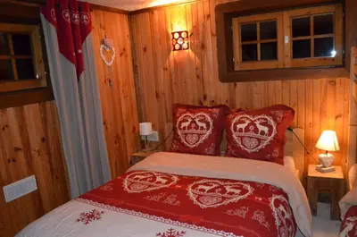 Un ou plusieurs lits dans un hébergement de l'établissement Rev2chalet