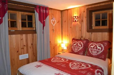 Un ou plusieurs lits dans un hébergement de l'établissement Rev2chalet