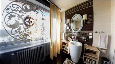 Salle de bains dans l'établissement B&B 