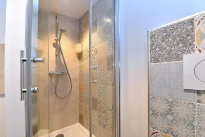 Salle de bains dans l'établissement La stub de la Petite Venise