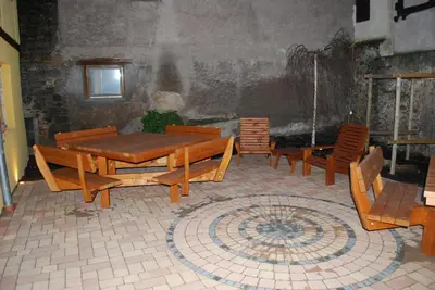 Coin salon dans l'établissement maison d en haut