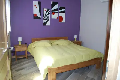 Un ou plusieurs lits dans un hébergement de l'établissement maison d en haut