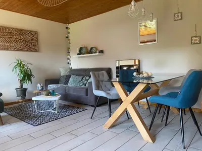 Coin salon dans l'établissement Un petit coin d’Alsace