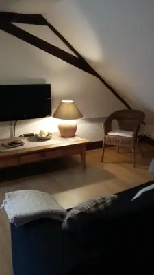 Un ou plusieurs lits dans un hébergement de l'établissement Gite En Alsace