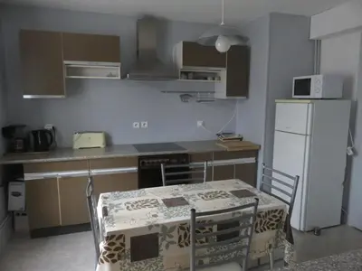 Cuisine ou kitchenette dans l'établissement Gîtes vallée de Munster