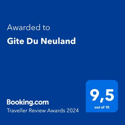 Certificat, récompense, panneau ou autre document affiché dans l'établissement Gite Du Neuland