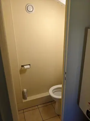 Salle de bains dans l'établissement Résidence Vologne