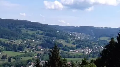 Paysage naturel près de la maison de vacances
