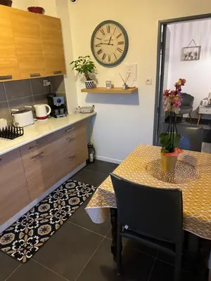 Cuisine ou kitchenette dans l'établissement Gîte & Spa CASANOU