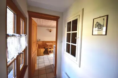 Salle de bains dans l'établissement Les Hortensias