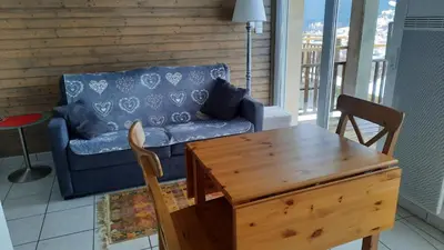 Coin salon dans l'établissement F2 SUR LES HAUTEURS DE GERARDMER