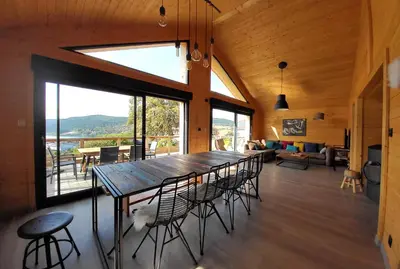 Coin salon dans l'établissement l'Edelweiss