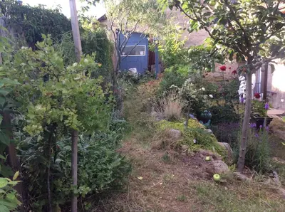 Jardin de l'établissement Gîte Le Faucon Pèlerin