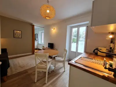 Cuisine ou kitchenette dans l'établissement Villa Rosa Trois Epis