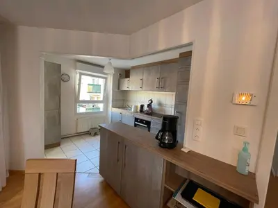 Cuisine ou kitchenette dans l'établissement Le brin d'osier