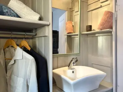 Salle de bains dans l'établissement B&B La Clé d'Alsace