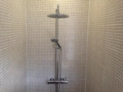 Salle de bains dans l'établissement B&B La Clé d'Alsace