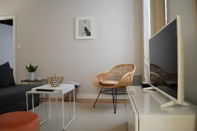 Télévision ou salle de divertissement dans l'établissement LE VOLTAIRE COLMAR CENTRE