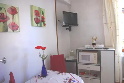 Cuisine ou kitchenette dans l'établissement Gîte Meyer-Liss