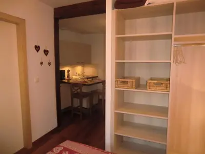 Cuisine ou kitchenette dans l'établissement Gite Muscat