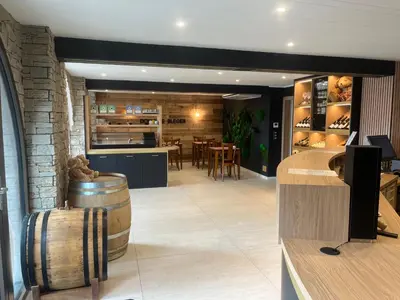 Restaurant ou autre lieu de restauration dans l'établissement Domaine Bleger by Windmuehl